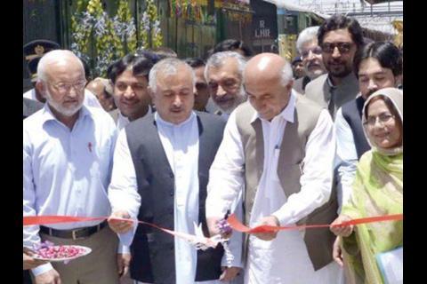 A revived international freight service from Quetta to Zahedan was inaugurated on June 9.